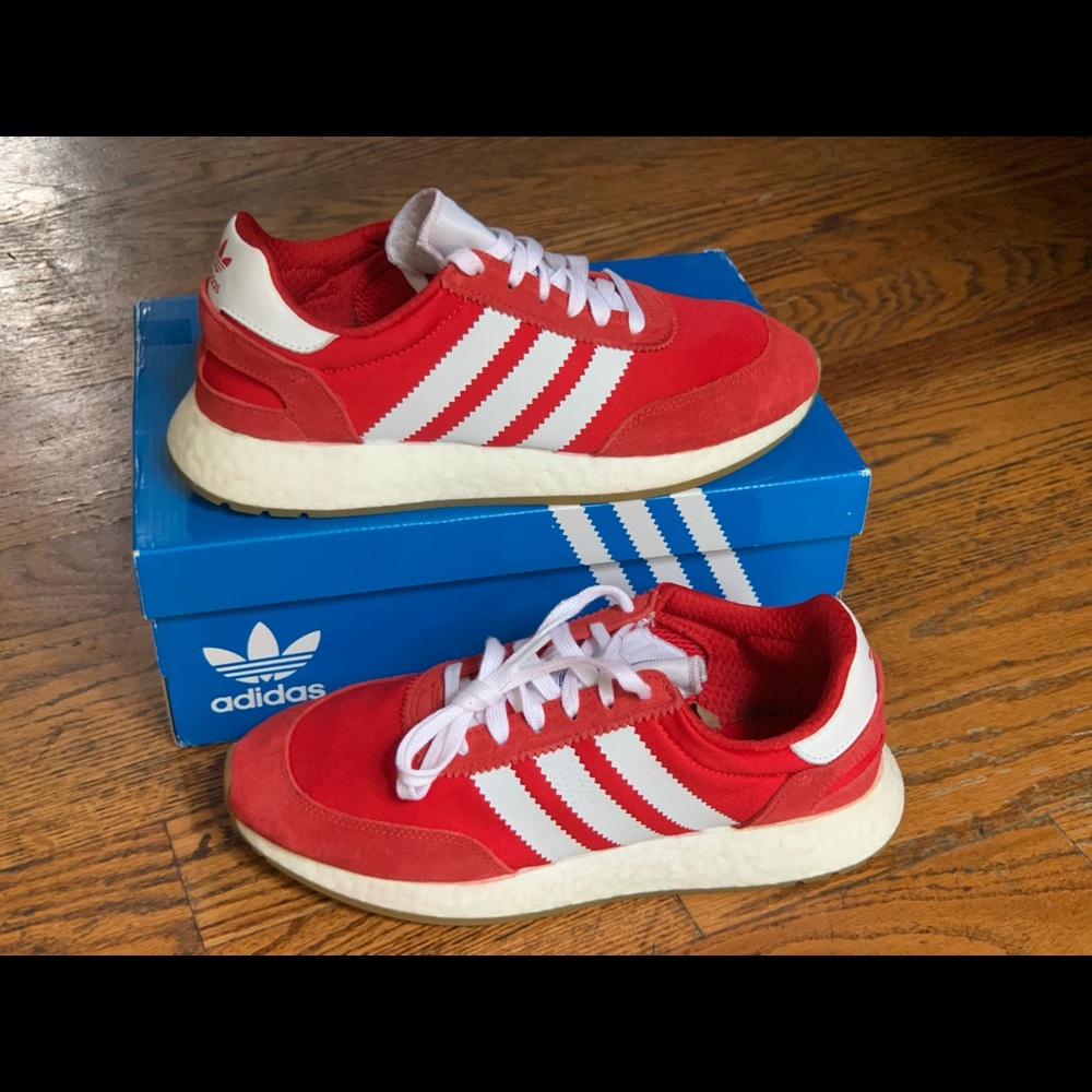 Adidas Originals I-5923 Red, White, Gum Sole Mens 9.5